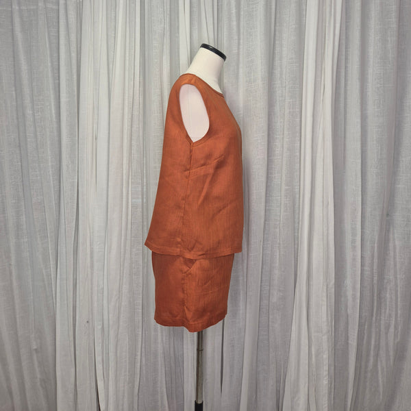 Ramone Rust 100% European Grown Linen