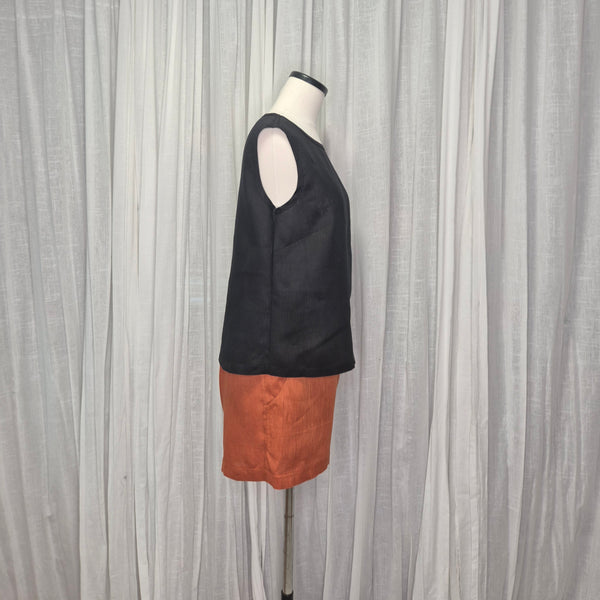 Ramone Black 100% European Grown Linen