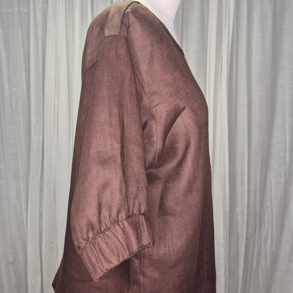 Juice Top Chocolate 100% European Grown Linen