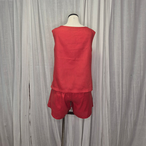 Ramone Coral 100% European Grown Linen