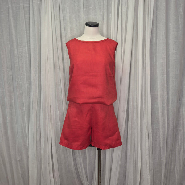 Ramone Coral 100% European Grown Linen
