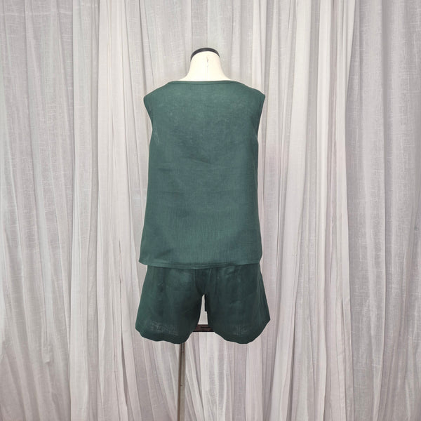 Ramone Emerald 100% European Grown Linen