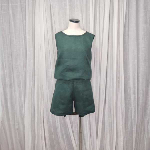 Ramone Emerald 100% European Grown Linen