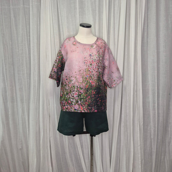 Moss Snow flower 100% Ramie