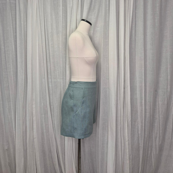 Jackson Shorts 100% Linen Sage
