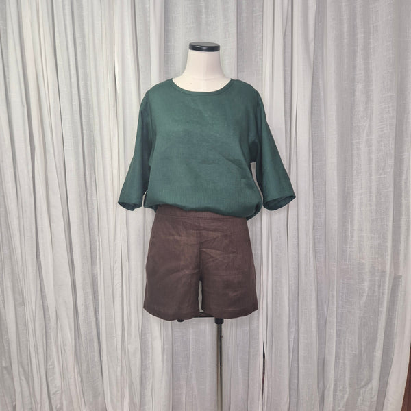 Moss Emerald 100% European Linen