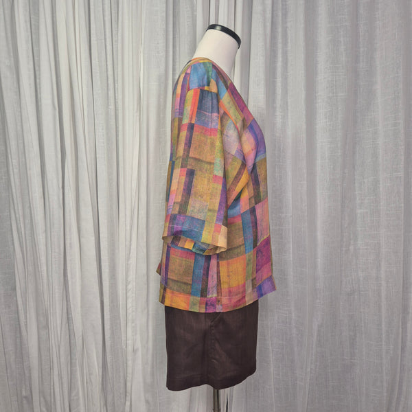 Moss Madras 100% Ramie